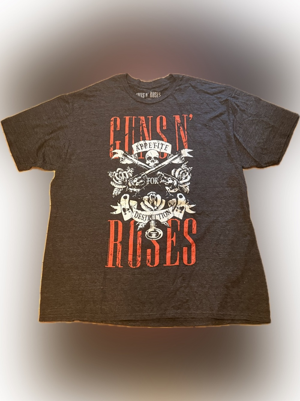 Men's Black Graphic Tee - Appetite for Destruction XXL